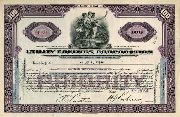 Utility Equities Corporation
